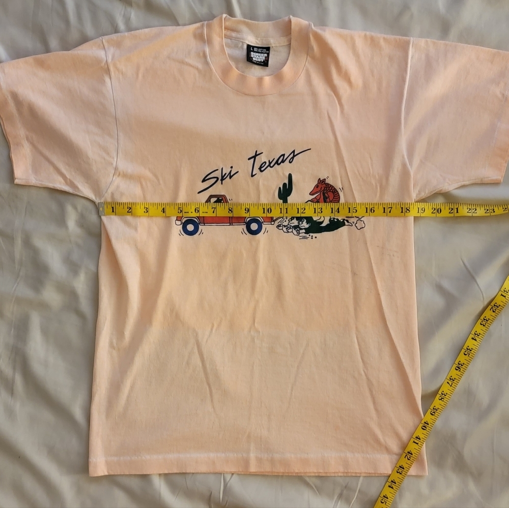 Vintage 90s Ski Texas TShirt Large